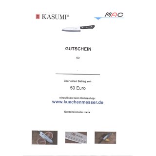 Gutschein im Wert von 50 Euro