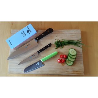 Family Kochmesser Set mit Schleifstein, 4 teilig